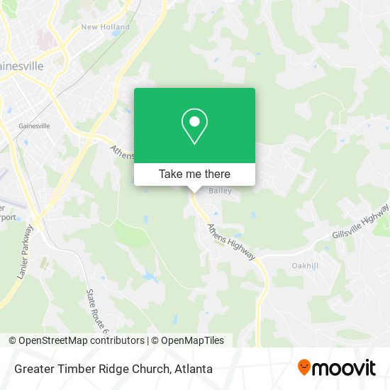 Greater Timber Ridge Church map