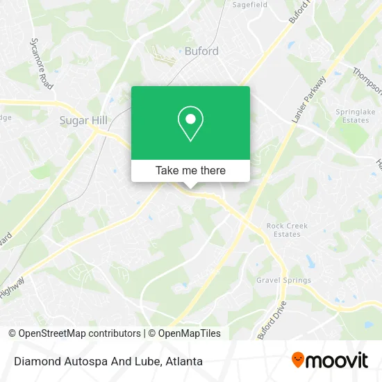 Mapa de Diamond Autospa And Lube