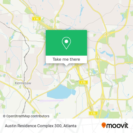 Mapa de Austin Residence Complex 300