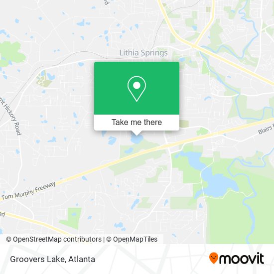 Mapa de Groovers Lake