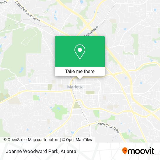 Joanne Woodward Park map