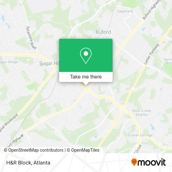 H&R Block map