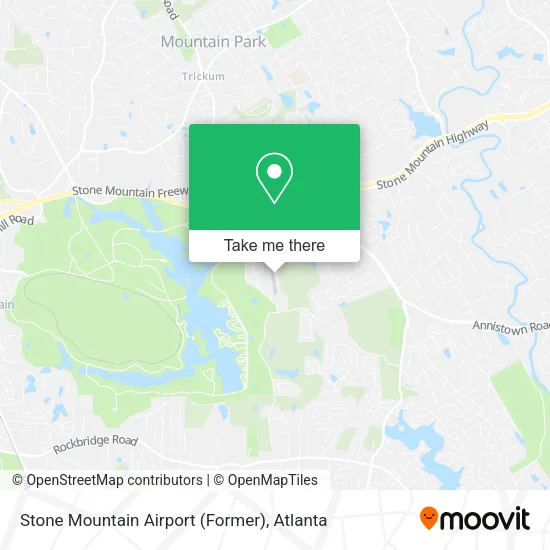 Stone Mountain Airport (Former) map