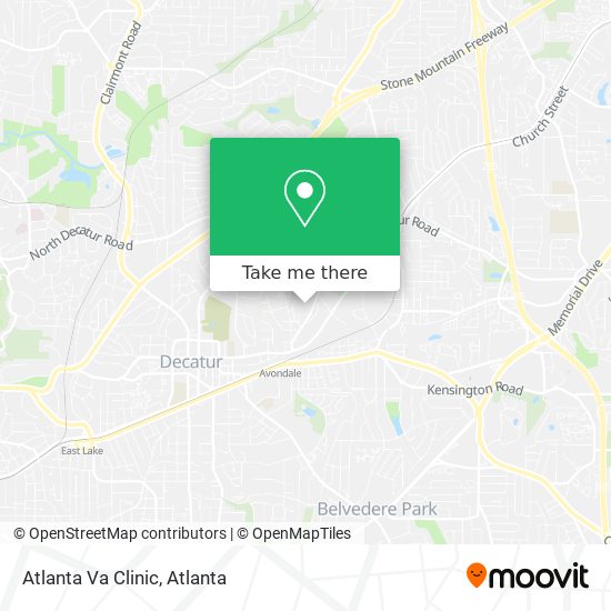 Mapa de Atlanta Va Clinic