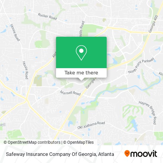 Safeway Insurance Company Of Georgia map
