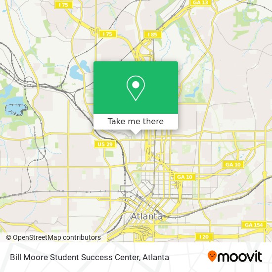Bill Moore Student Success Center map