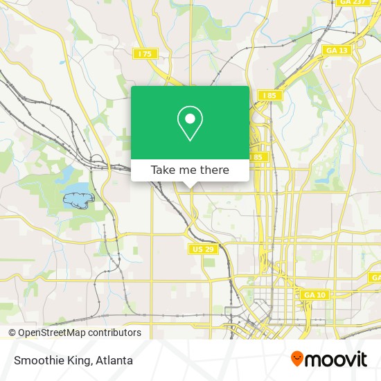 Mapa de Smoothie King