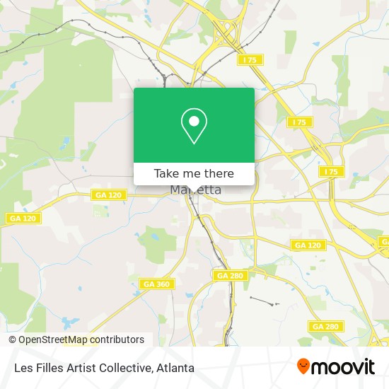 Mapa de Les Filles Artist Collective