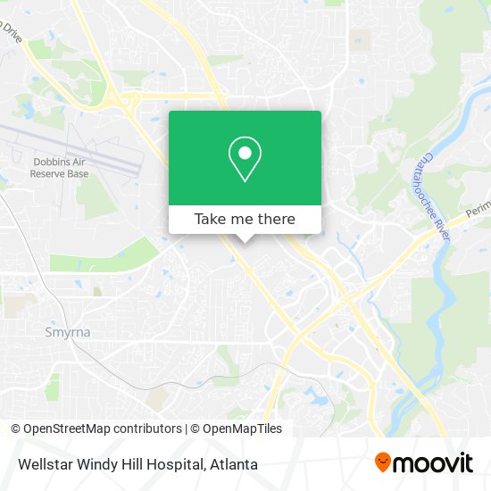 Wellstar Windy Hill Hospital map