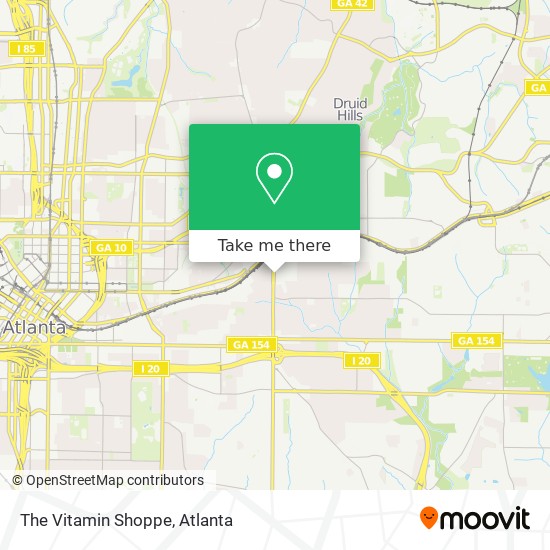 The Vitamin Shoppe map