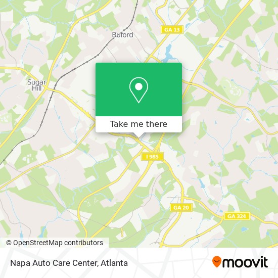 Napa Auto Care Center map