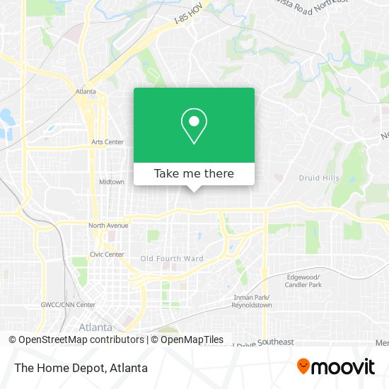 The Home Depot map