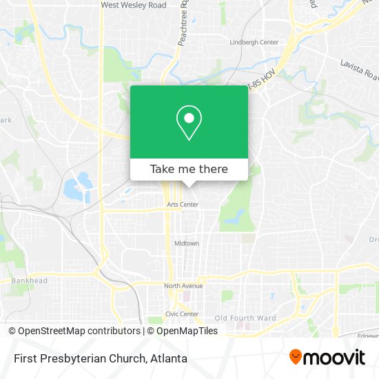 First Presbyterian Church map