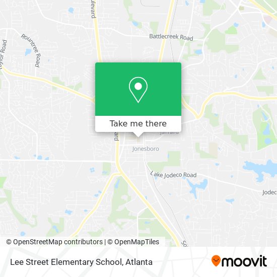 Lee Street Elementary School map
