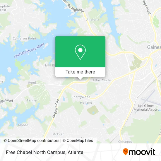 Free Chapel North Campus map
