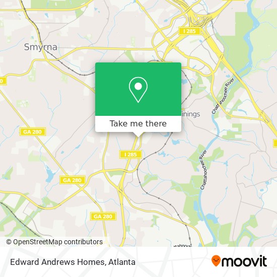 Edward Andrews Homes map