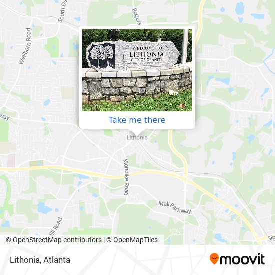 Mapa de Lithonia