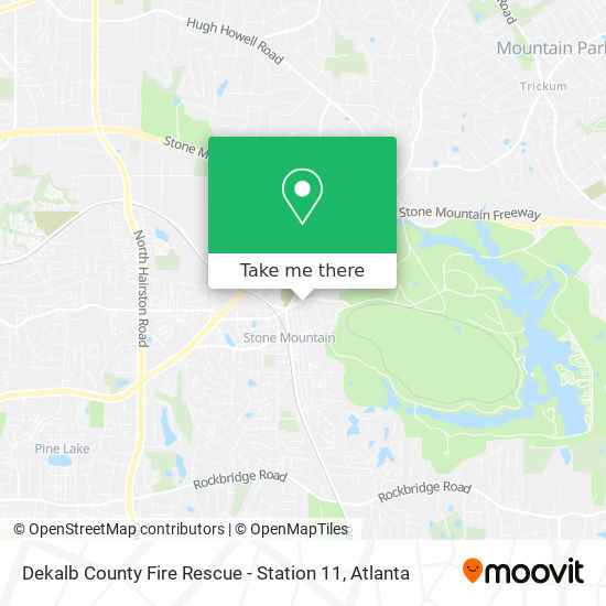 Dekalb County Fire Rescue - Station 11 map