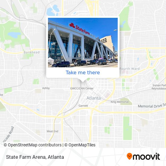 State Farm Arena map