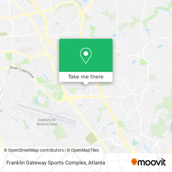 Mapa de Franklin Gateway Sports Complex