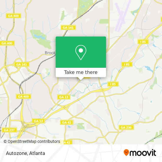 Autozone map