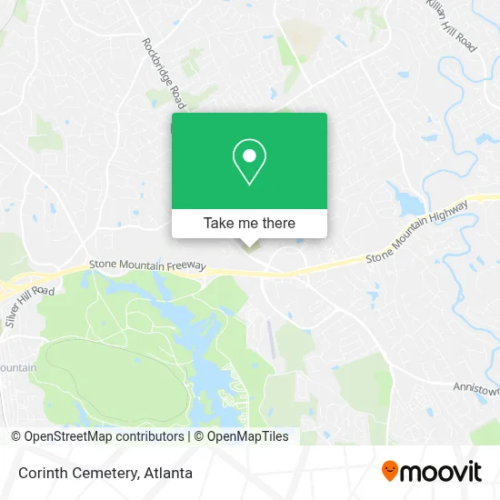 Corinth Cemetery map