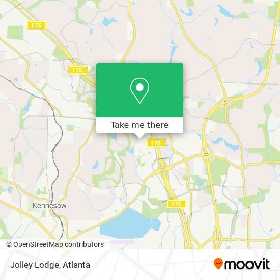 Jolley Lodge map