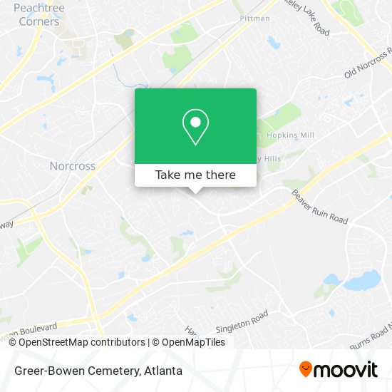 Mapa de Greer-Bowen Cemetery