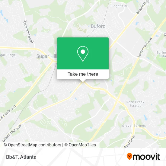 Bb&T map