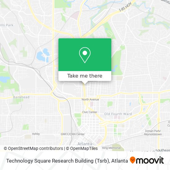 Technology Square Research Building (Tsrb) map