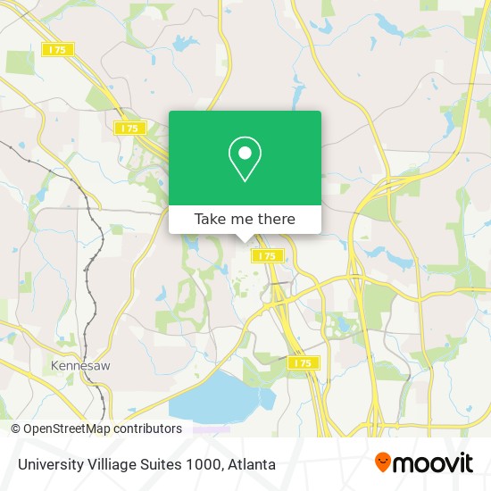 Mapa de University Villiage Suites 1000