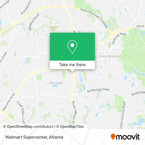 Walmart Supercenter map