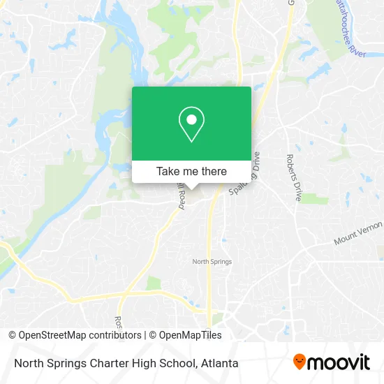 North Springs Charter High School map