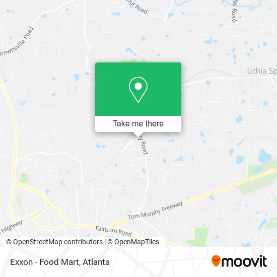 Exxon - Food Mart map