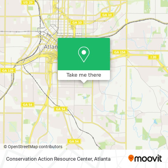 Mapa de Conservation Action Resource Center