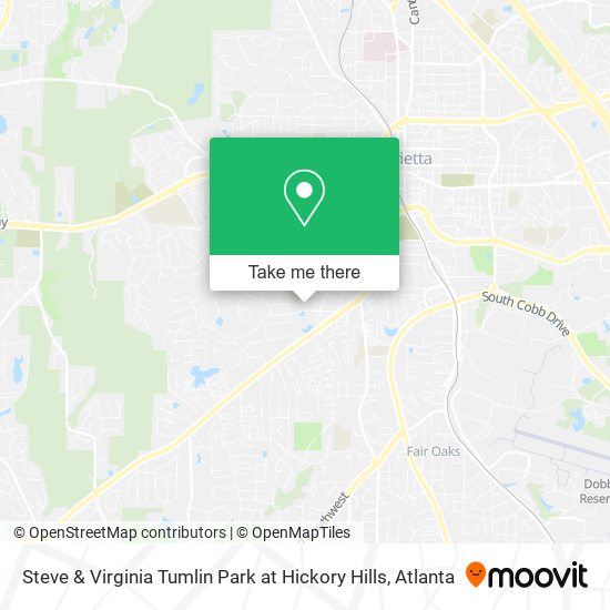 Mapa de Steve & Virginia Tumlin Park at Hickory Hills