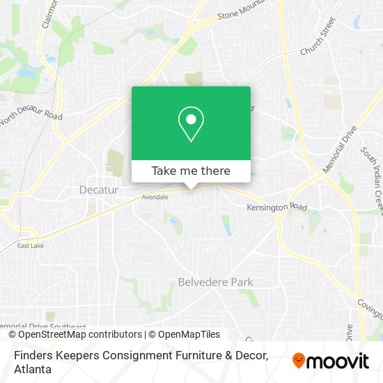 Finders Keepers Consignment Furniture & Decor map