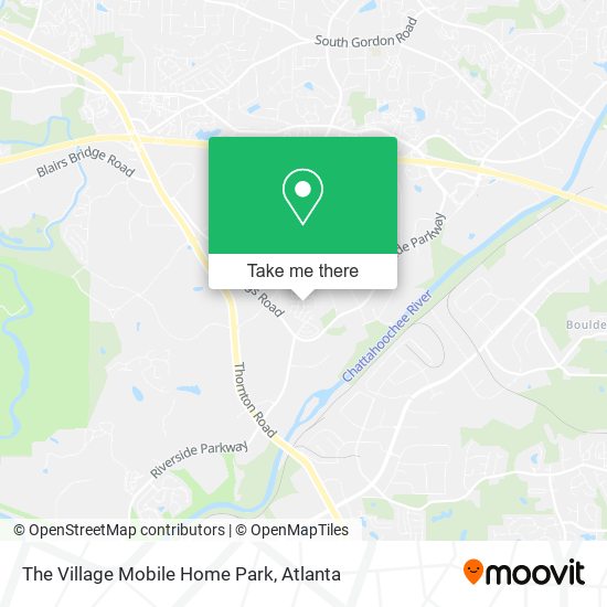 The Village Mobile Home Park map