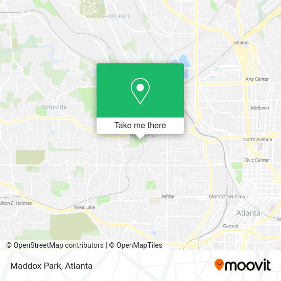 Mapa de Maddox Park
