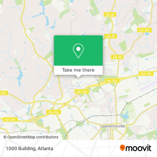 1000 Building map