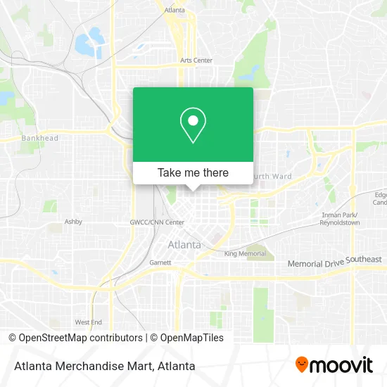 Mapa de Atlanta Merchandise Mart