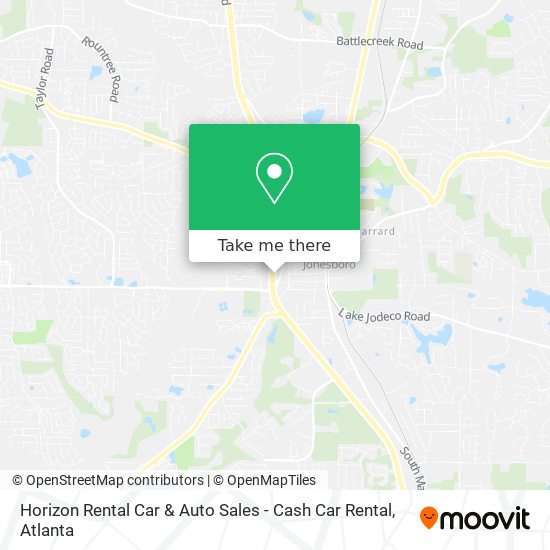 Horizon Rental Car & Auto Sales - Cash Car Rental map