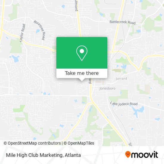 Mile High Club Marketing map