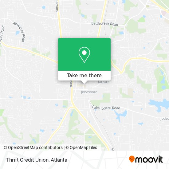 Thrift Credit Union map