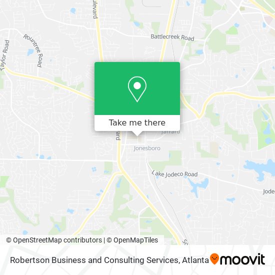 Robertson Business and Consulting Services map