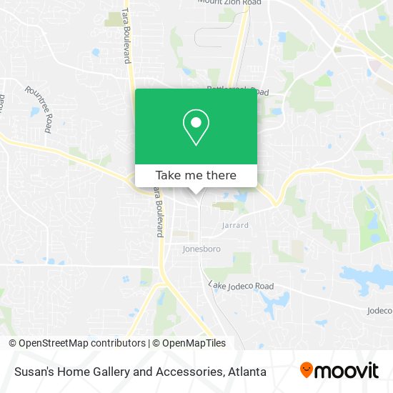 Mapa de Susan's Home Gallery and Accessories