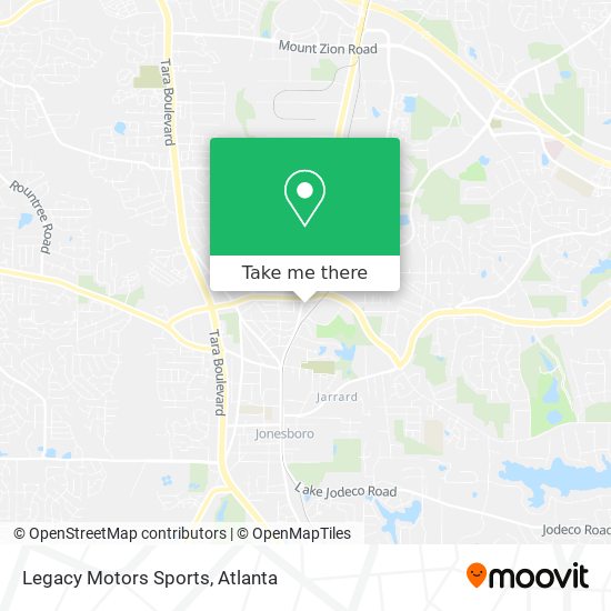 Mapa de Legacy Motors Sports