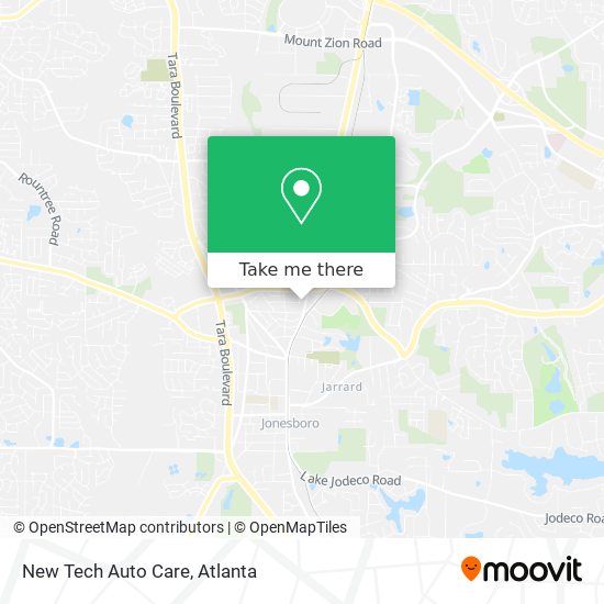 New Tech Auto Care map