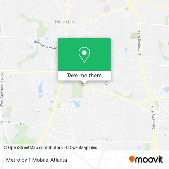 Metro by T-Mobile map