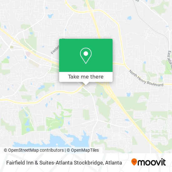 Fairfield Inn & Suites-Atlanta Stockbridge map
